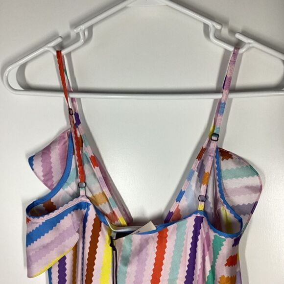 Brogger Edith slip Dress pink multicolors‎ size medium NWT - Picture 10 of 15